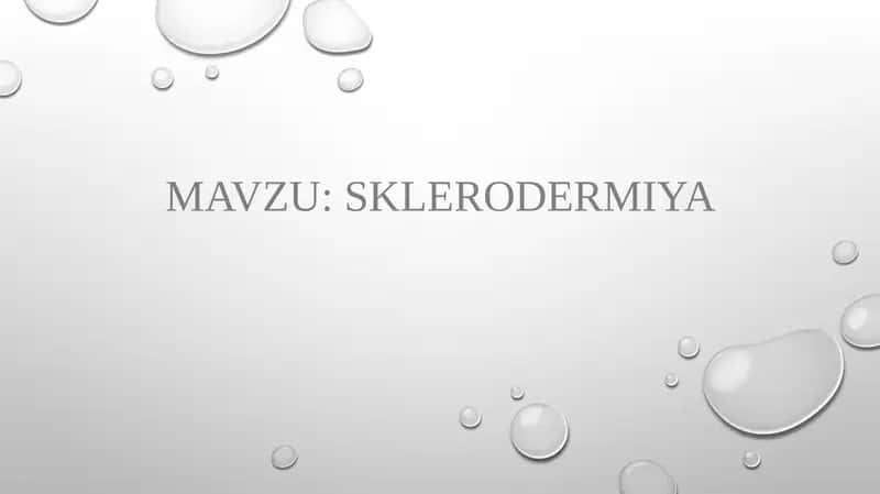 sklerodermiya