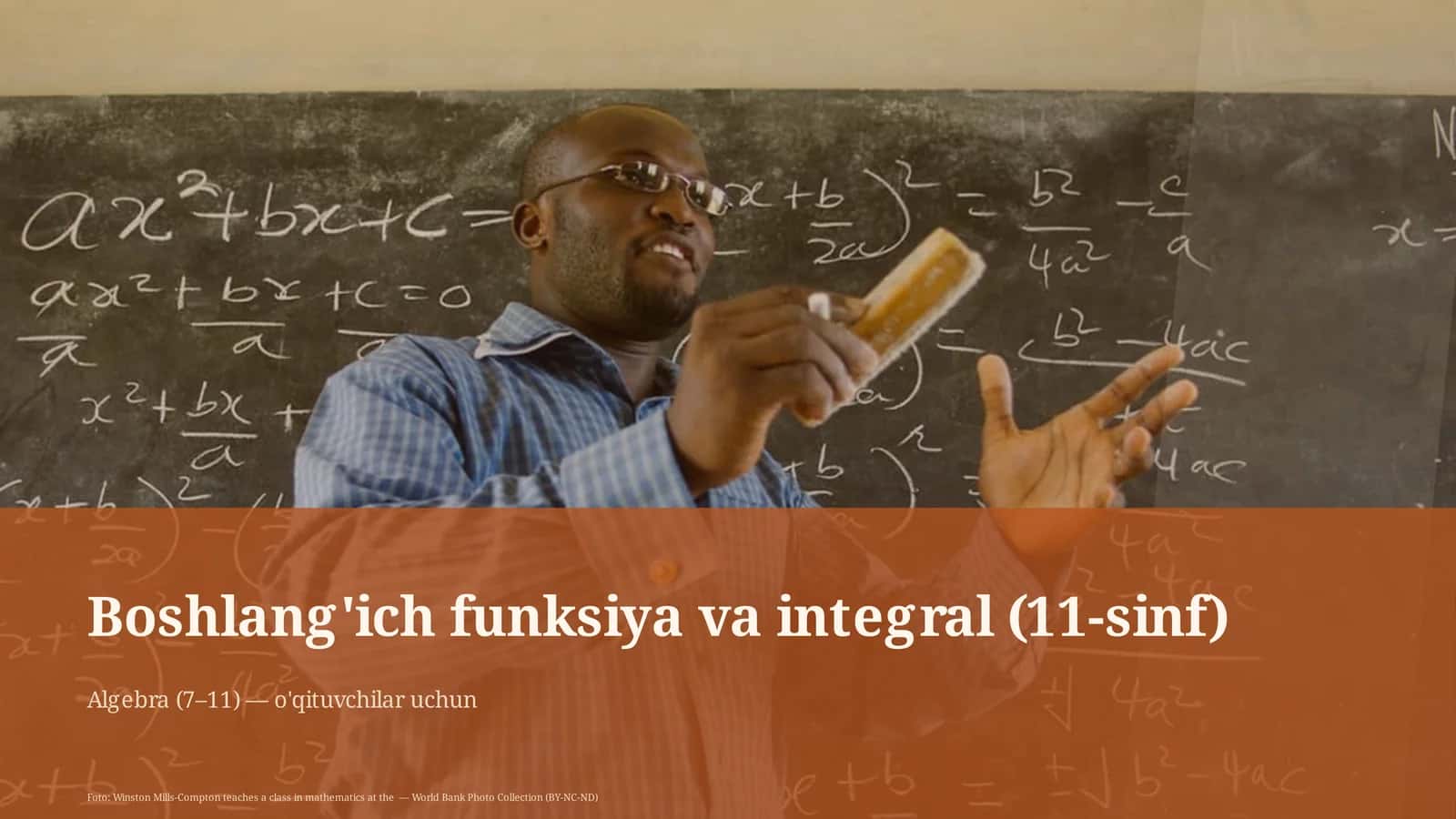 Boshlang'ich funksiya va integral (11-sinf)