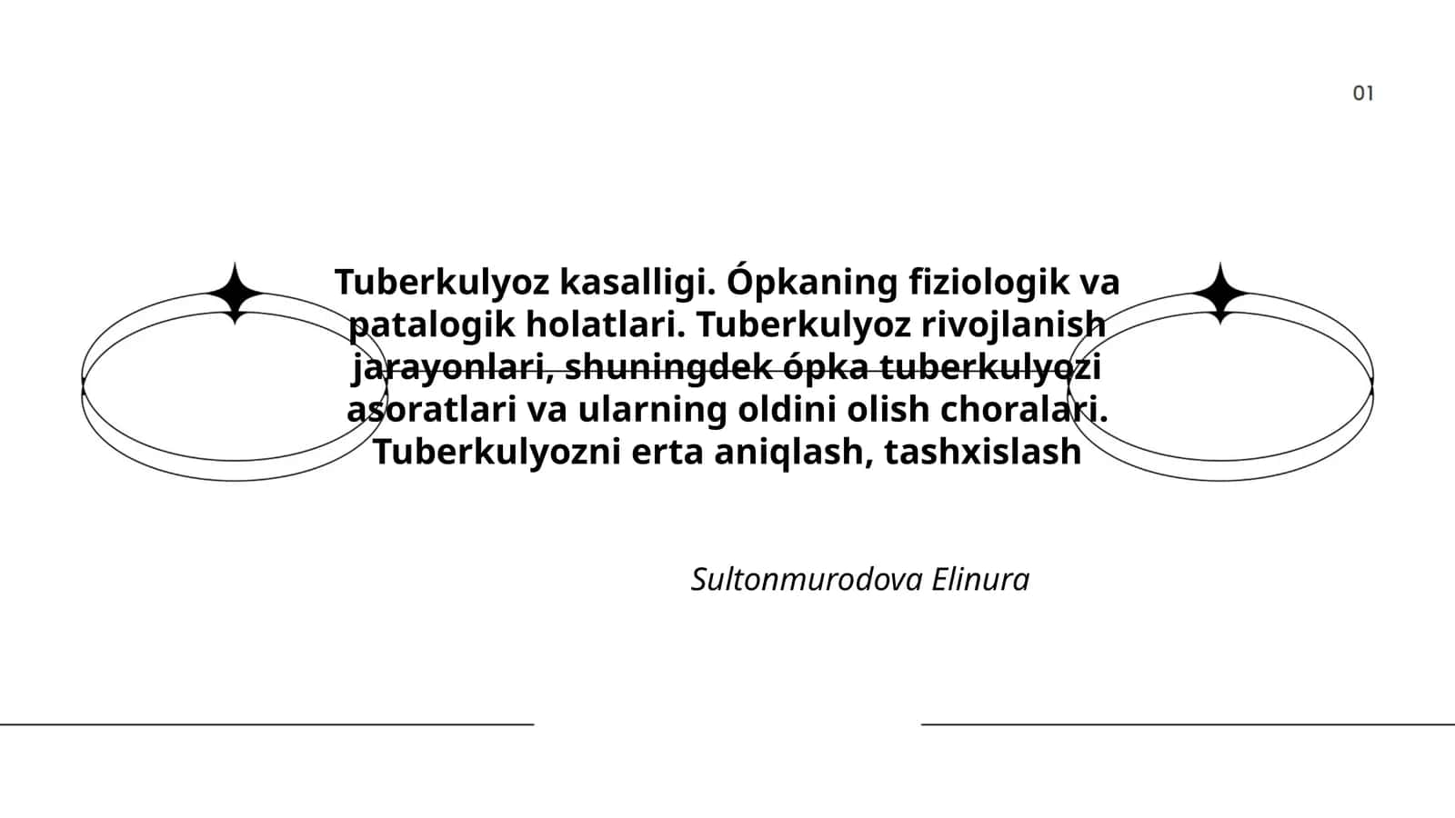 Tuberkulyoz kasalligi. Ópkaning fiziologik va patalogik holatlari