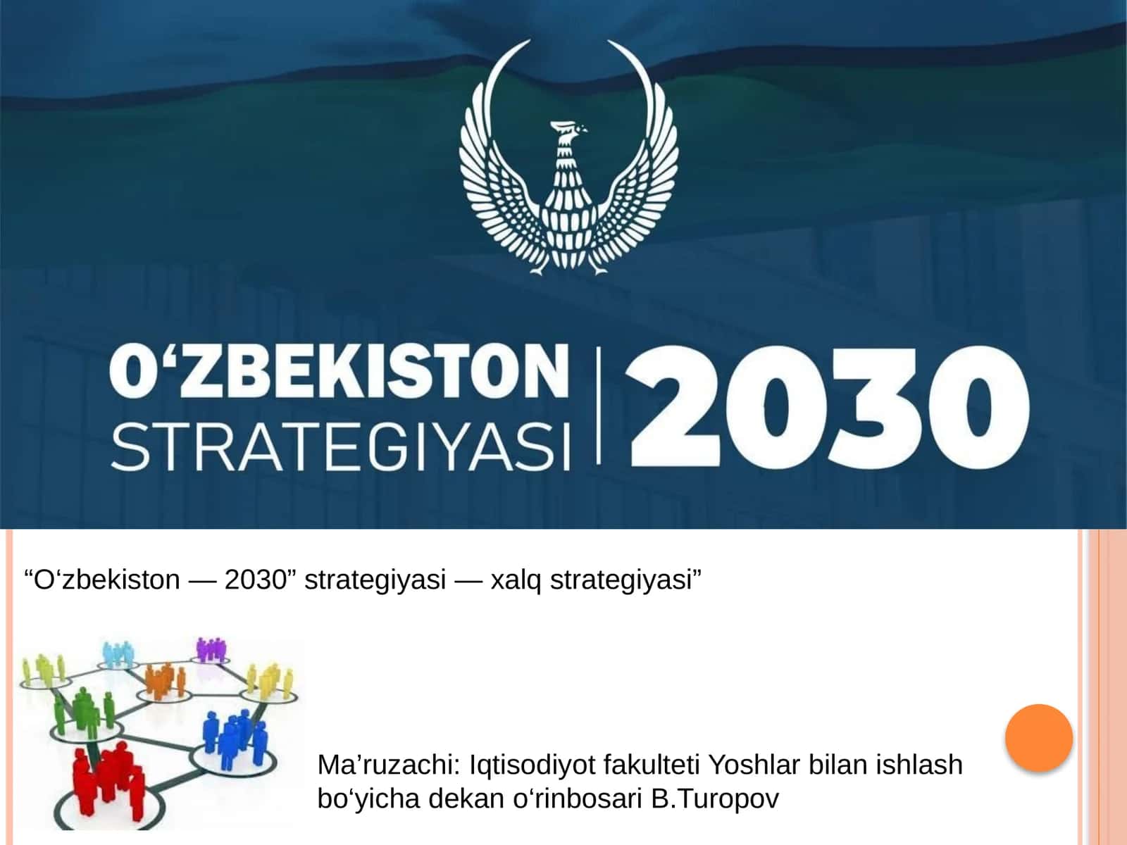 “O‘zbekiston — 2030” strategiyasi — xalq strategiyasi