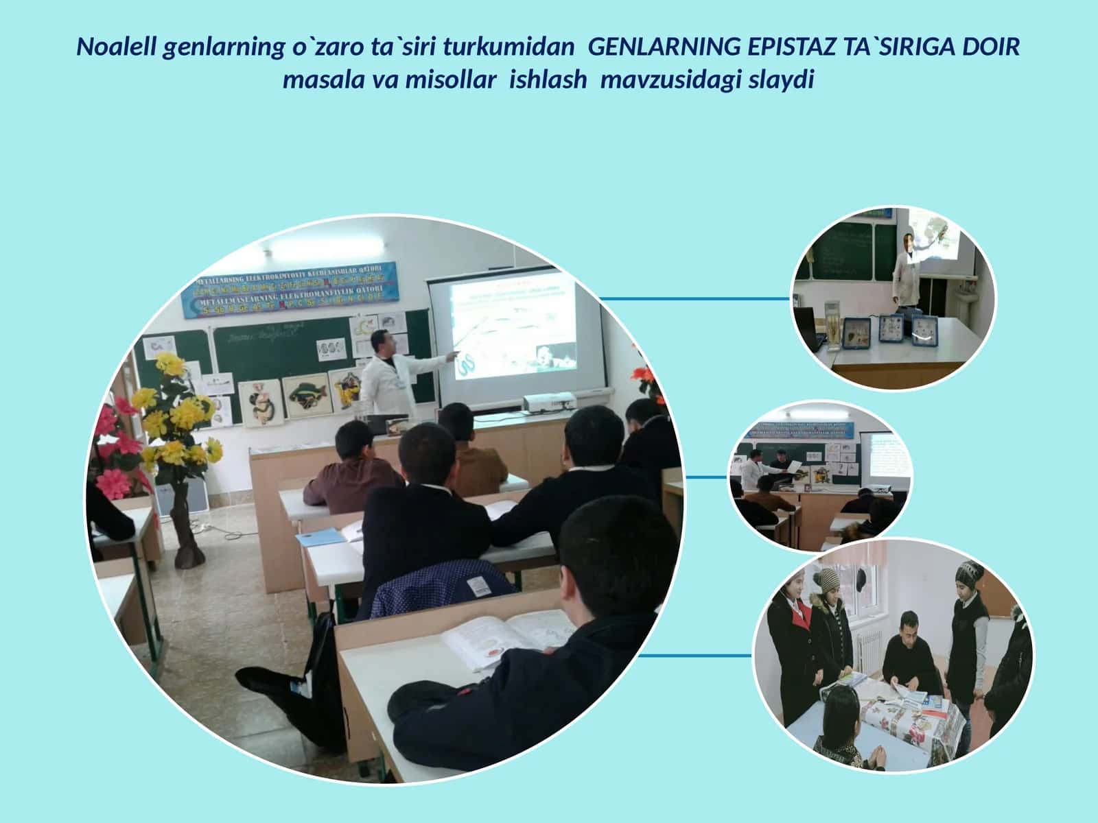 GENLARNING EPISTAZ TA`SIRIGA DOIR masala va misollar ishlash