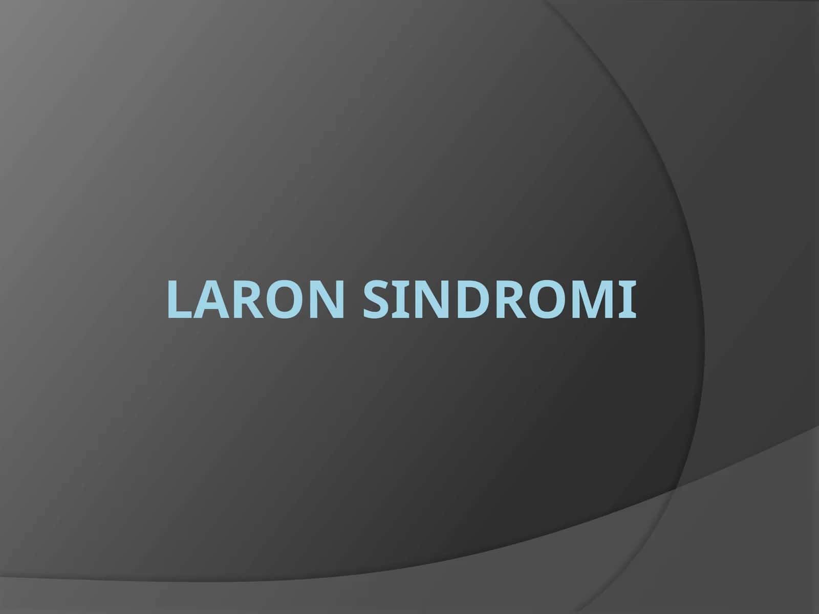 Laron sindromi