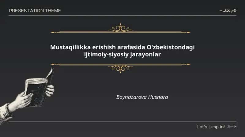 Mustaqillikka erishish arafasida O'zbekistondagi ijtimoiy-siyosiy jarayonlar