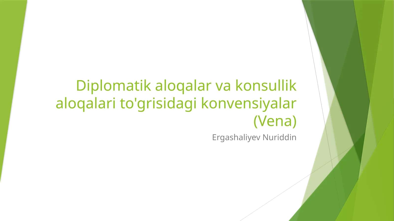 XALQARO KONVENSIYALAR