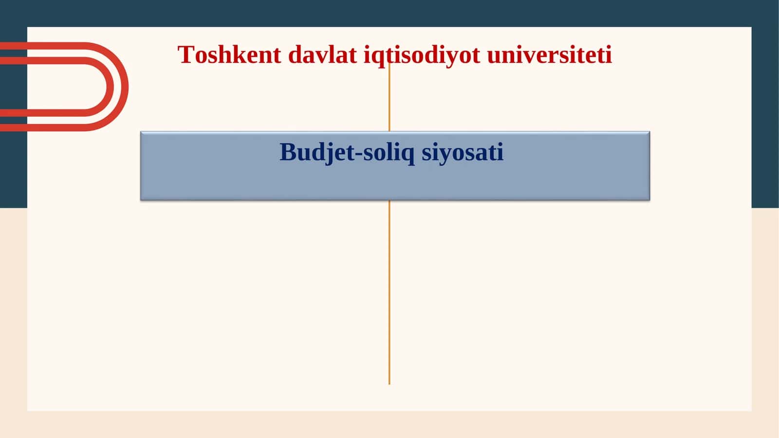 Budjet-soliq siyosati