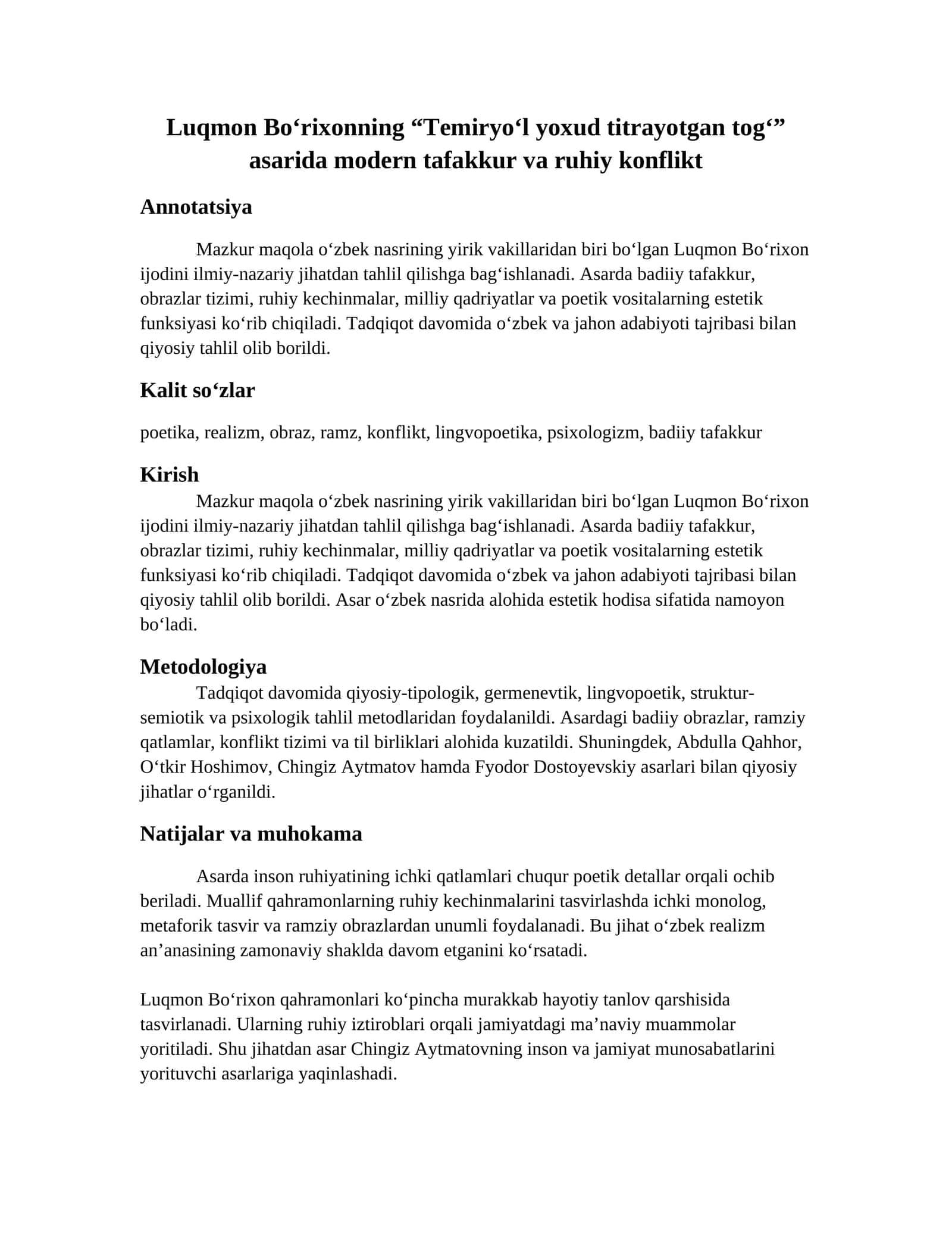 Temiryo‘l yoxud titrayotgan tog‘