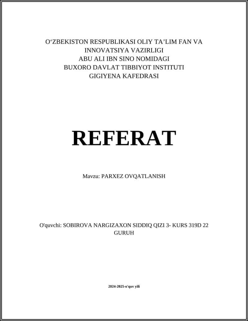 PARXEZ OVQATLANISH
