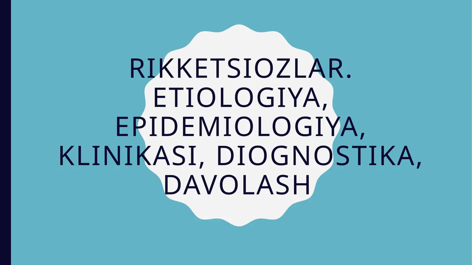 Rikketsiozlar