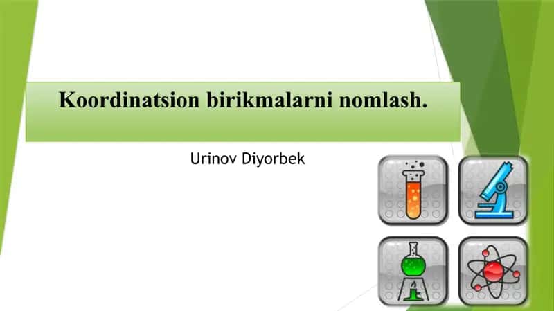 Koordinatsion birikmalar
