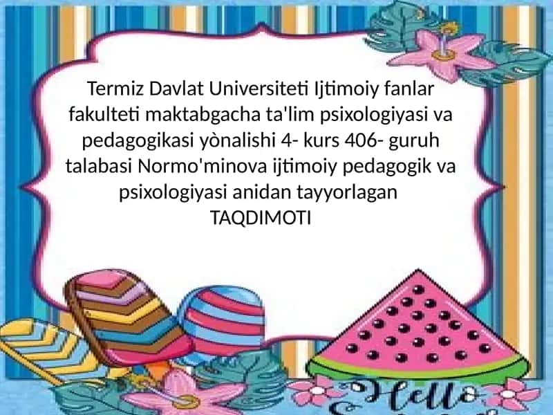 Muloqot pedagogika va tarbiyaviy psixologiya