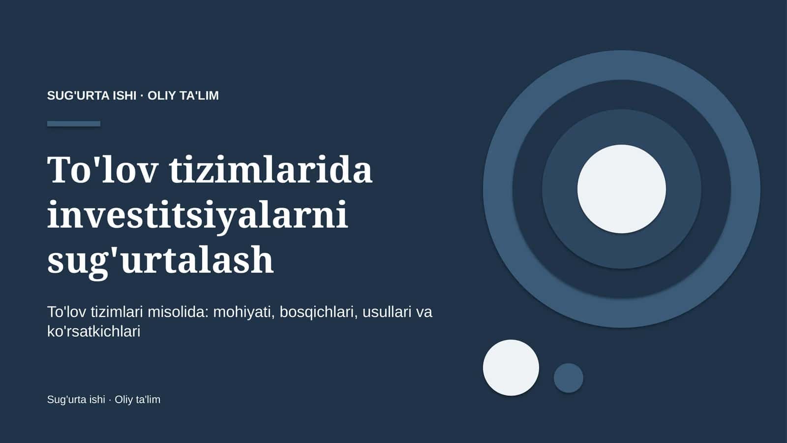 to'lov tizimlarida investitsiyalarni sug'urtalash 7518