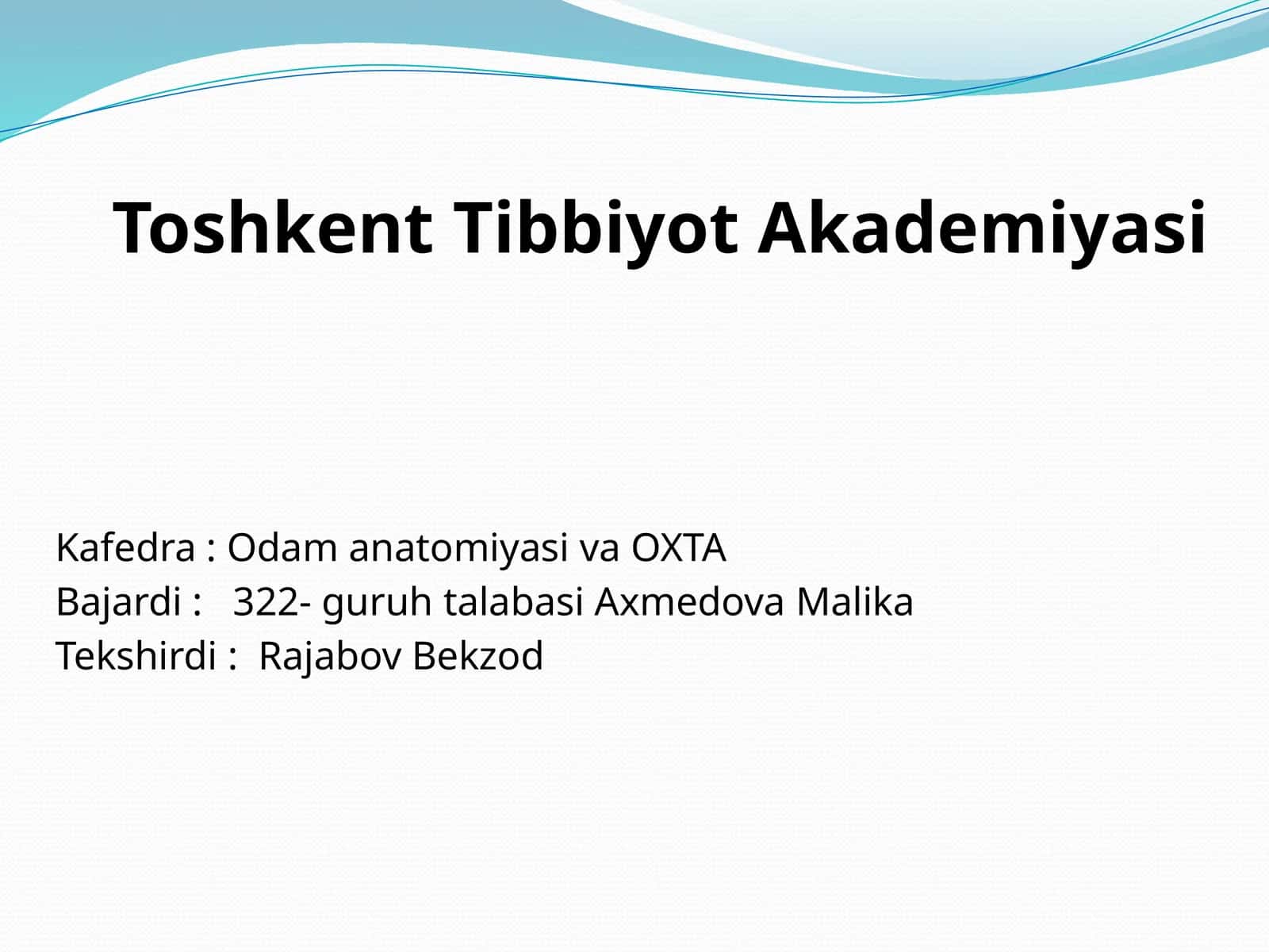 Boshsohasining klinika anatomiyasi