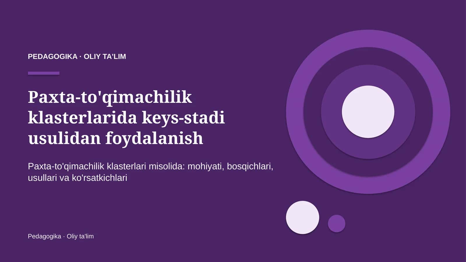 paxta to'qimachilik klasterlarida keys stadi usulidan foydalanish 7858