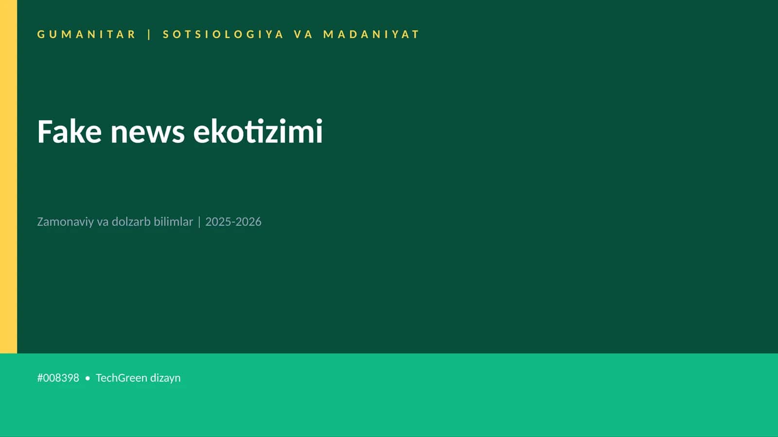 Fake news ekotizimi