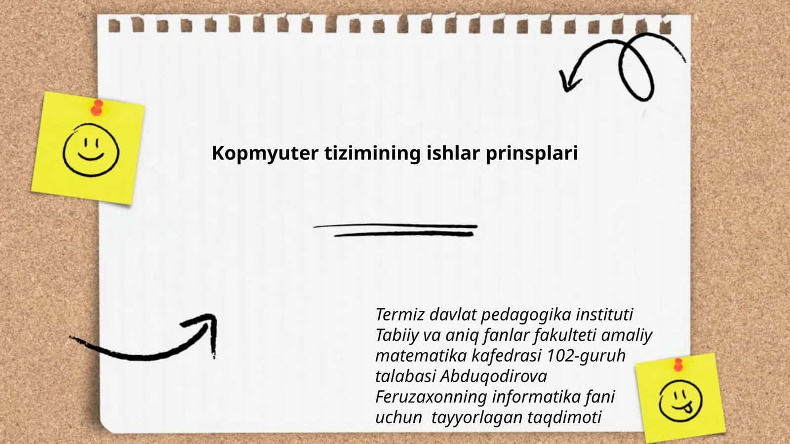 Informatika fani uchun taʼlim