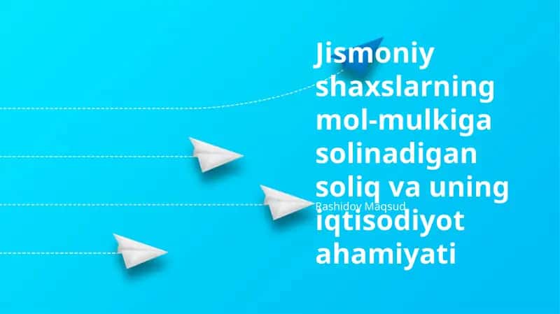 Jismoniy Shaxslarga Tegishli Mol-mulk Soliqlarining Iqtisodiy Ahamiyati