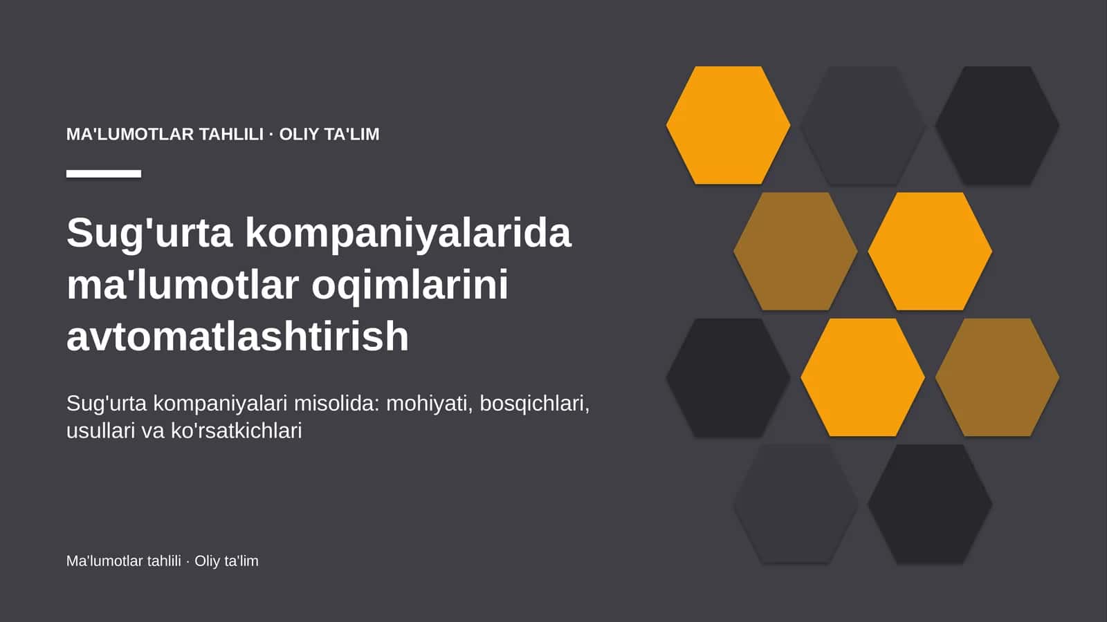 sug'urta kompaniyalarida ma'lumotlar oqimlarini avtomatlashtirish 8853