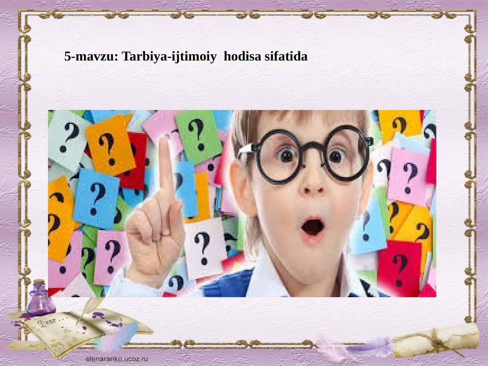 Tarbiya-ijtimoiy hodisa sifatida