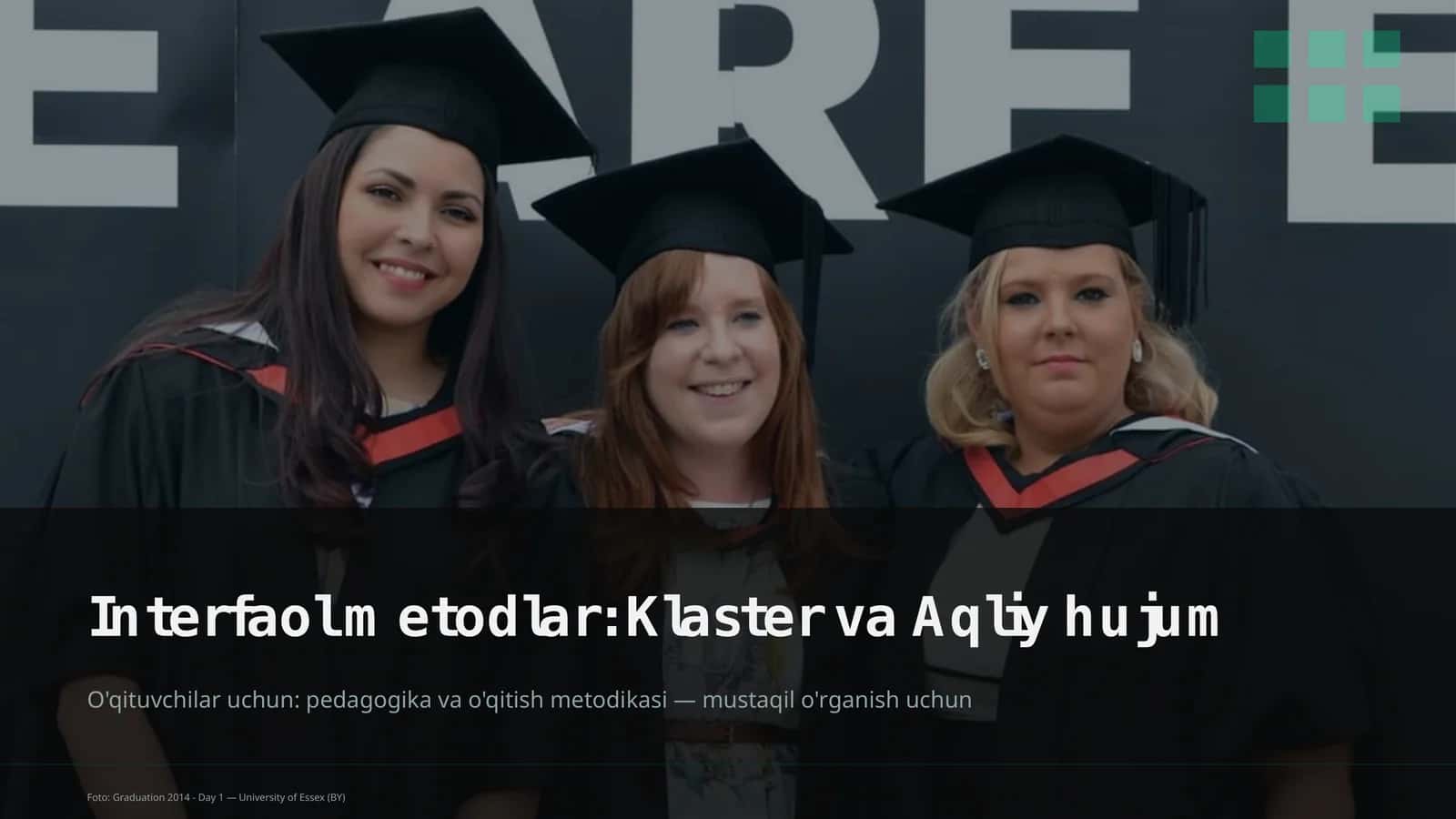 Interfaol metodlar: Klaster va Aqliy hujum
