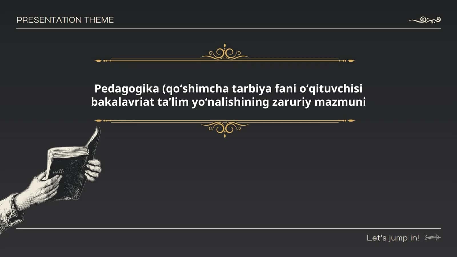 Pedagogika (qoʻshimcha tarbiya fani oʻqituvchisi bakalavriat taʼlim yoʻnalishining zaruriy mazmuni