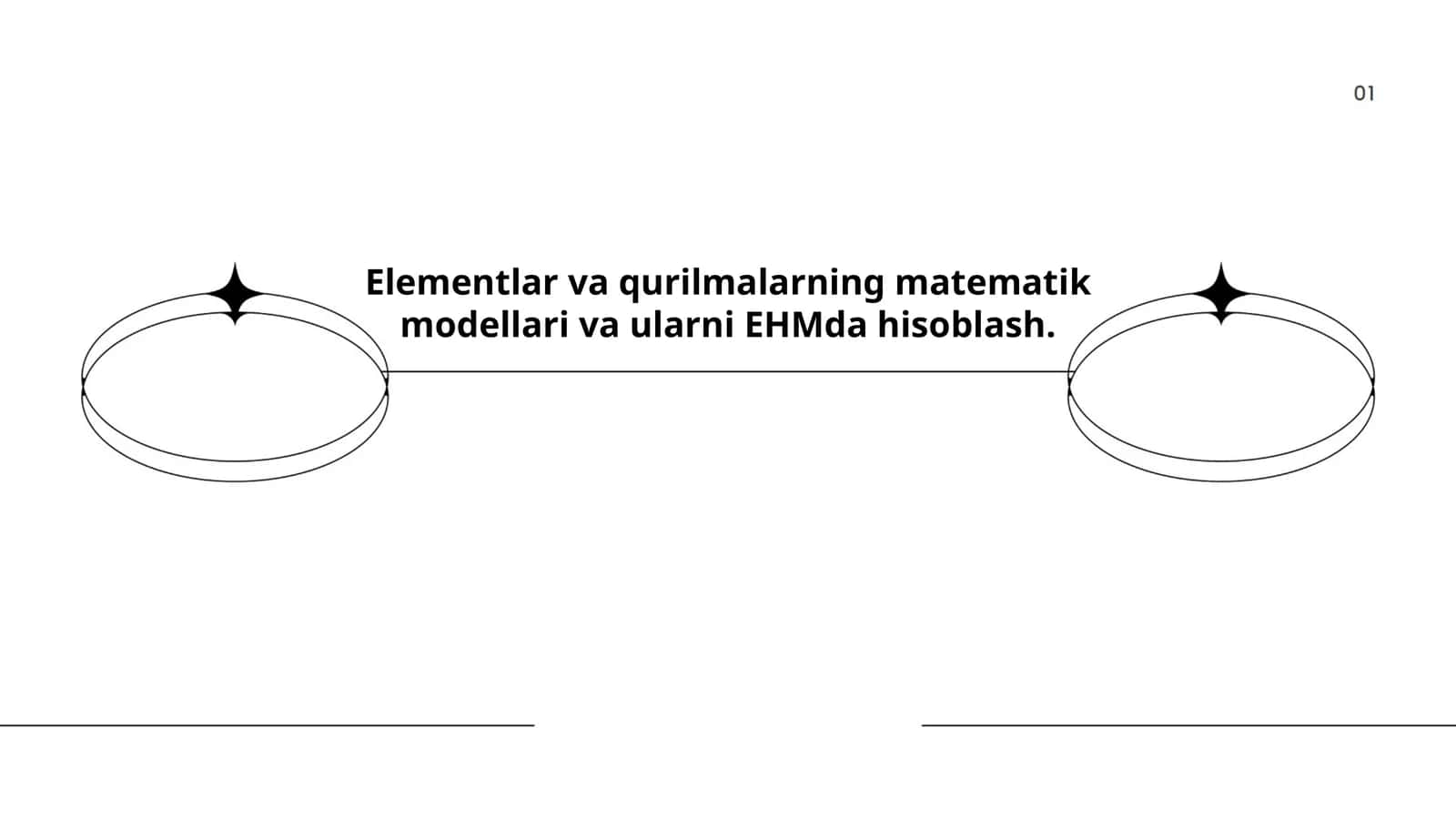 Elementlar va qurilmalarning matematik modellari va ularni EHMda hisoblash