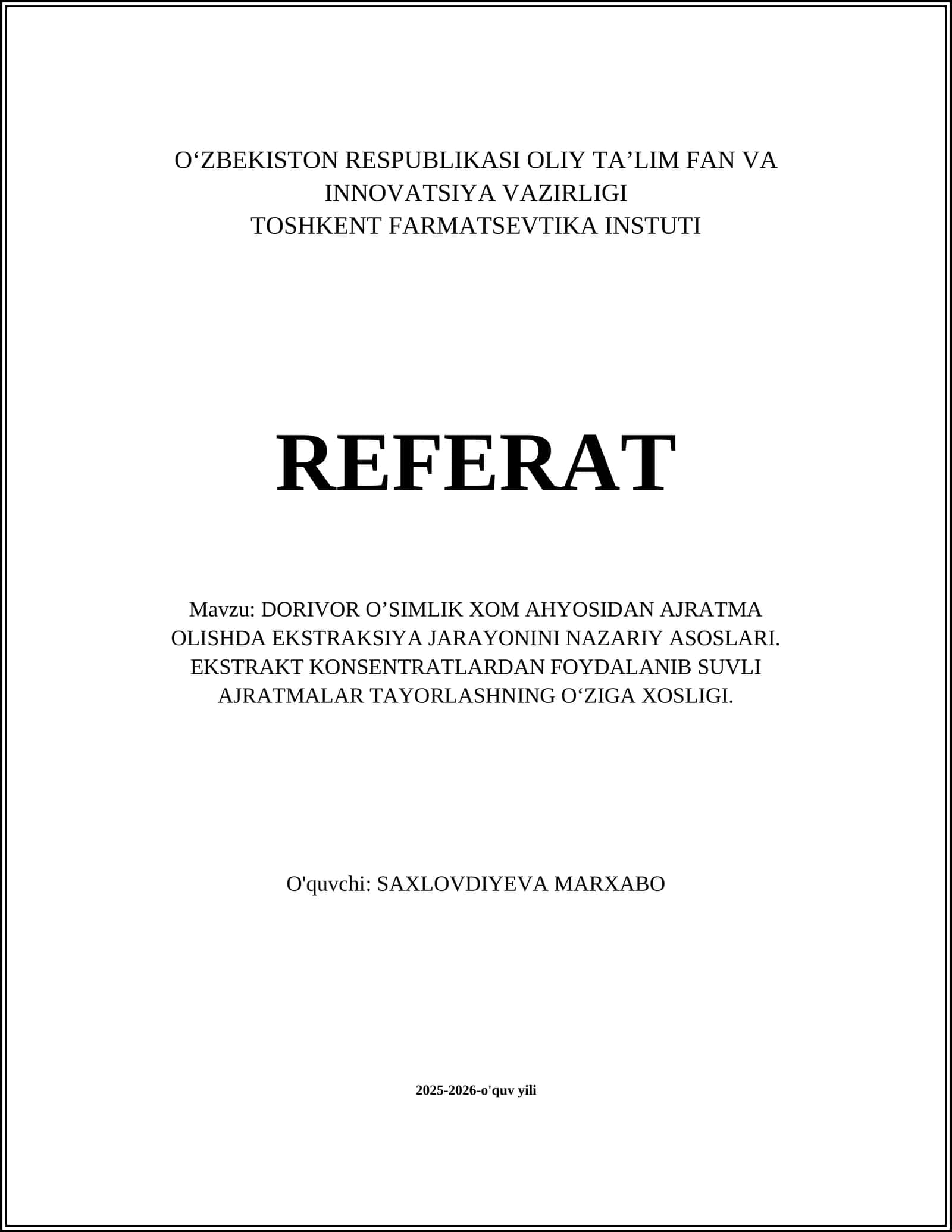Ekstrakt konseNtratlar