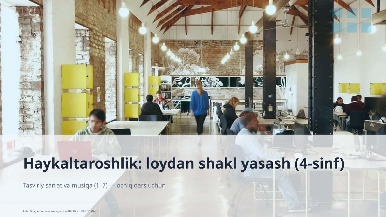 Haykaltaroshlik: loydan shakl yasash (4-sinf)