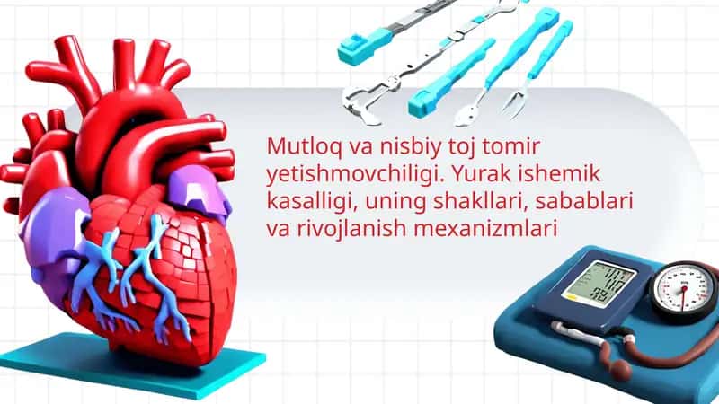 Mutloq va nisbiy toj tomir yetishmovchiligi