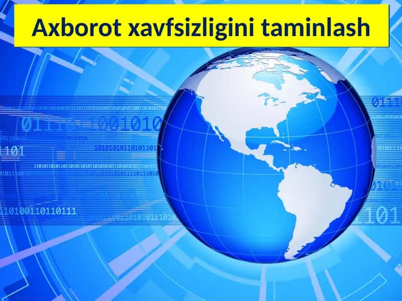 Axborot xavfsizligini taminlash