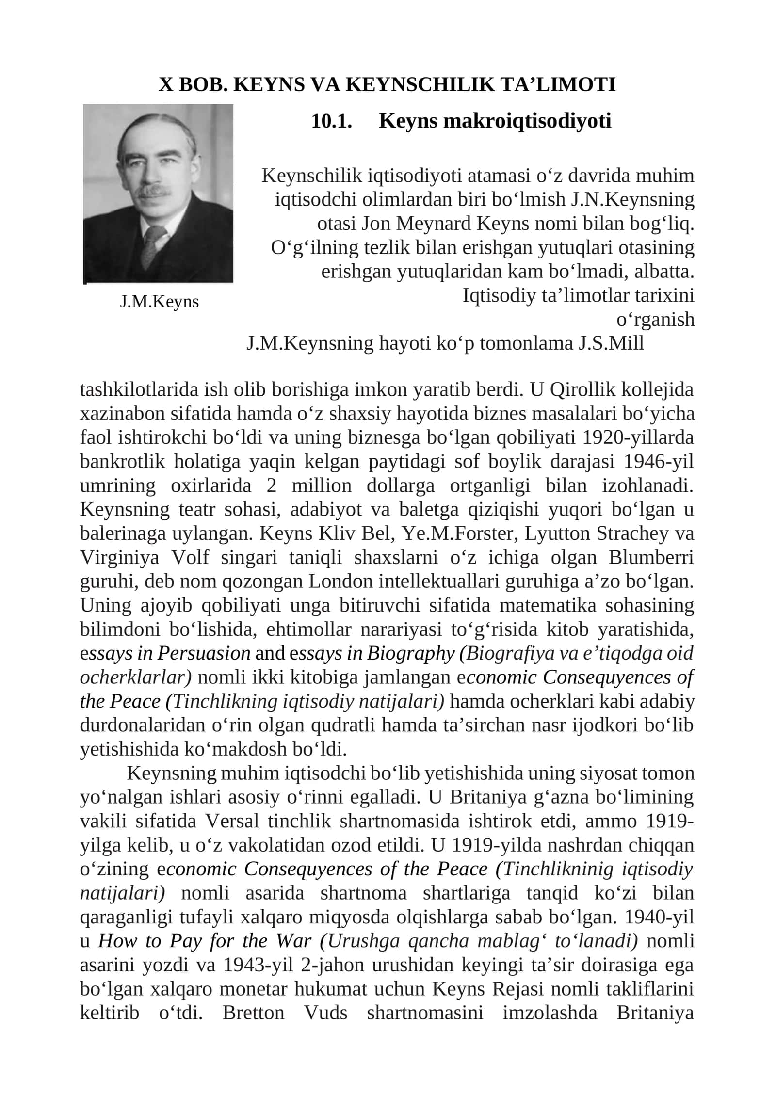 Keyns makroiqtisodiyoti