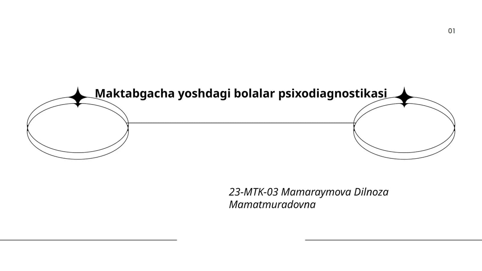 Maktabgacha yoshdagi bolalar psixodiagnostikasi