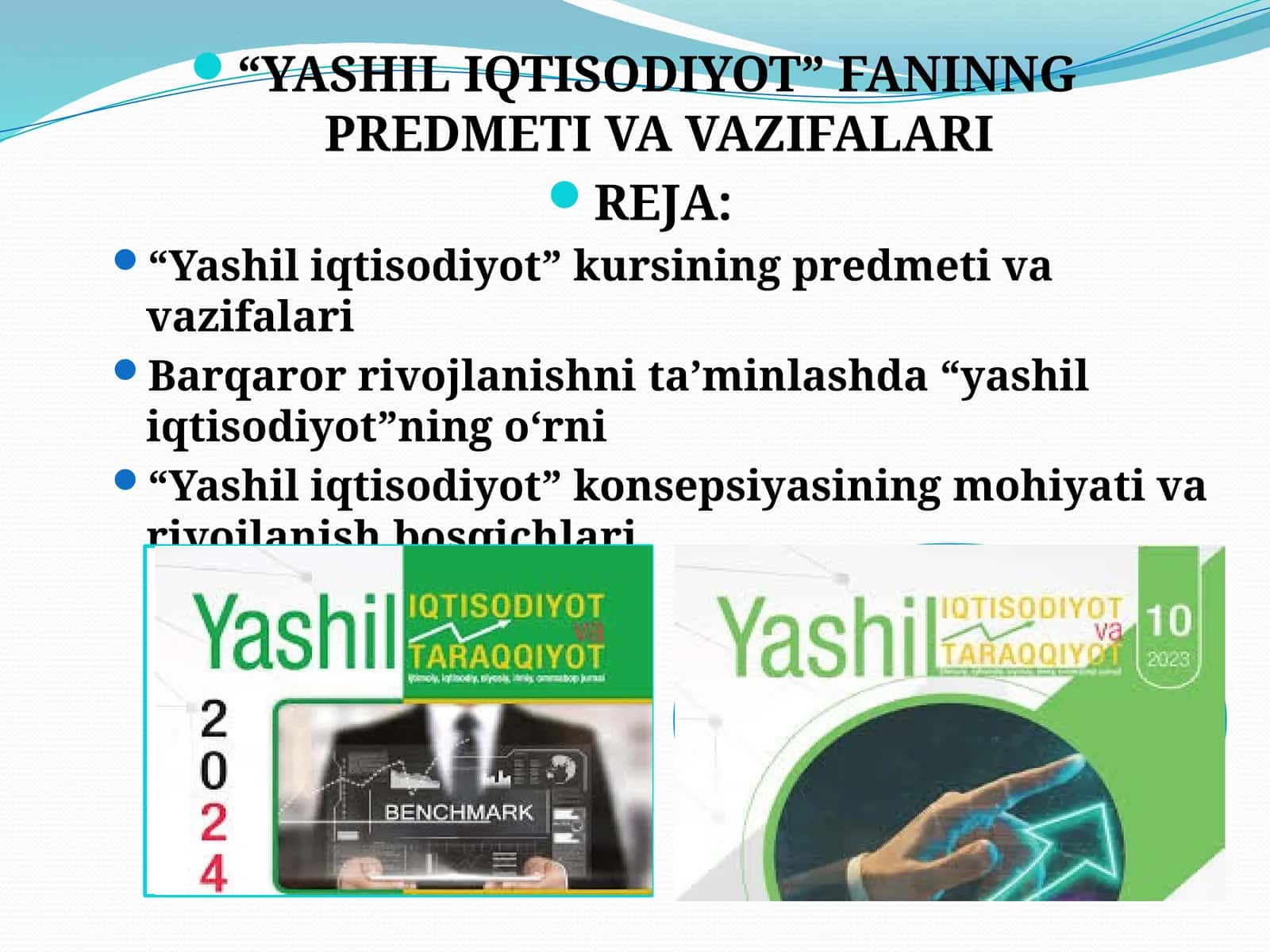 Yashil iqtisodiyot