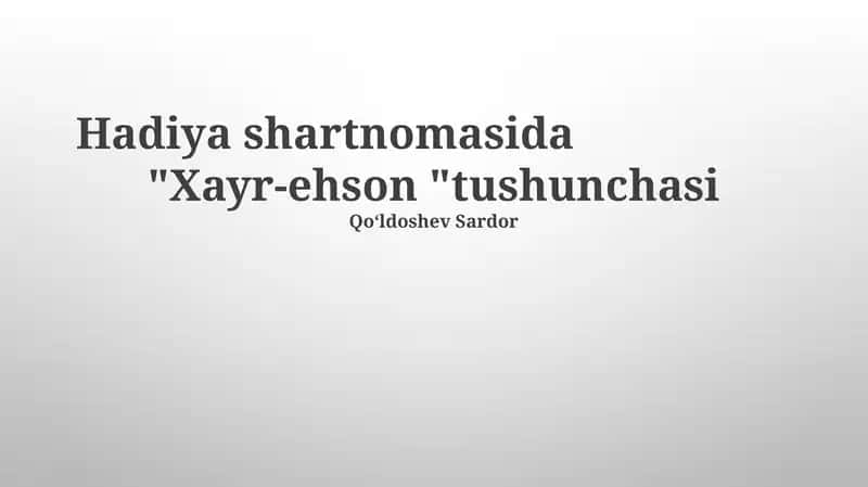 Hadiya Shartnomasi
