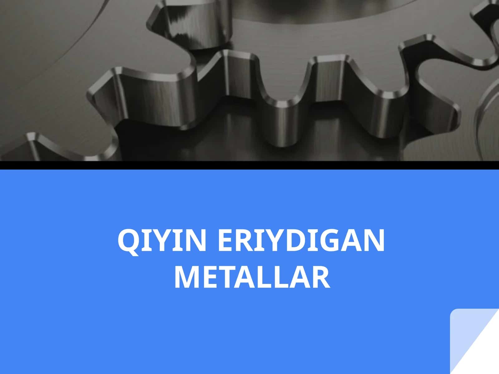 QIYIN ERIYADIGAN METALLAR