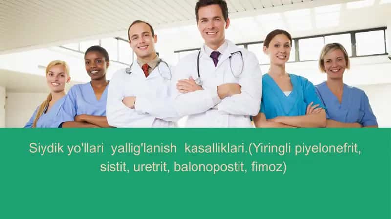 Siydik-tanosila'zolarining nospetsifik yallig'lanish kasalliklari