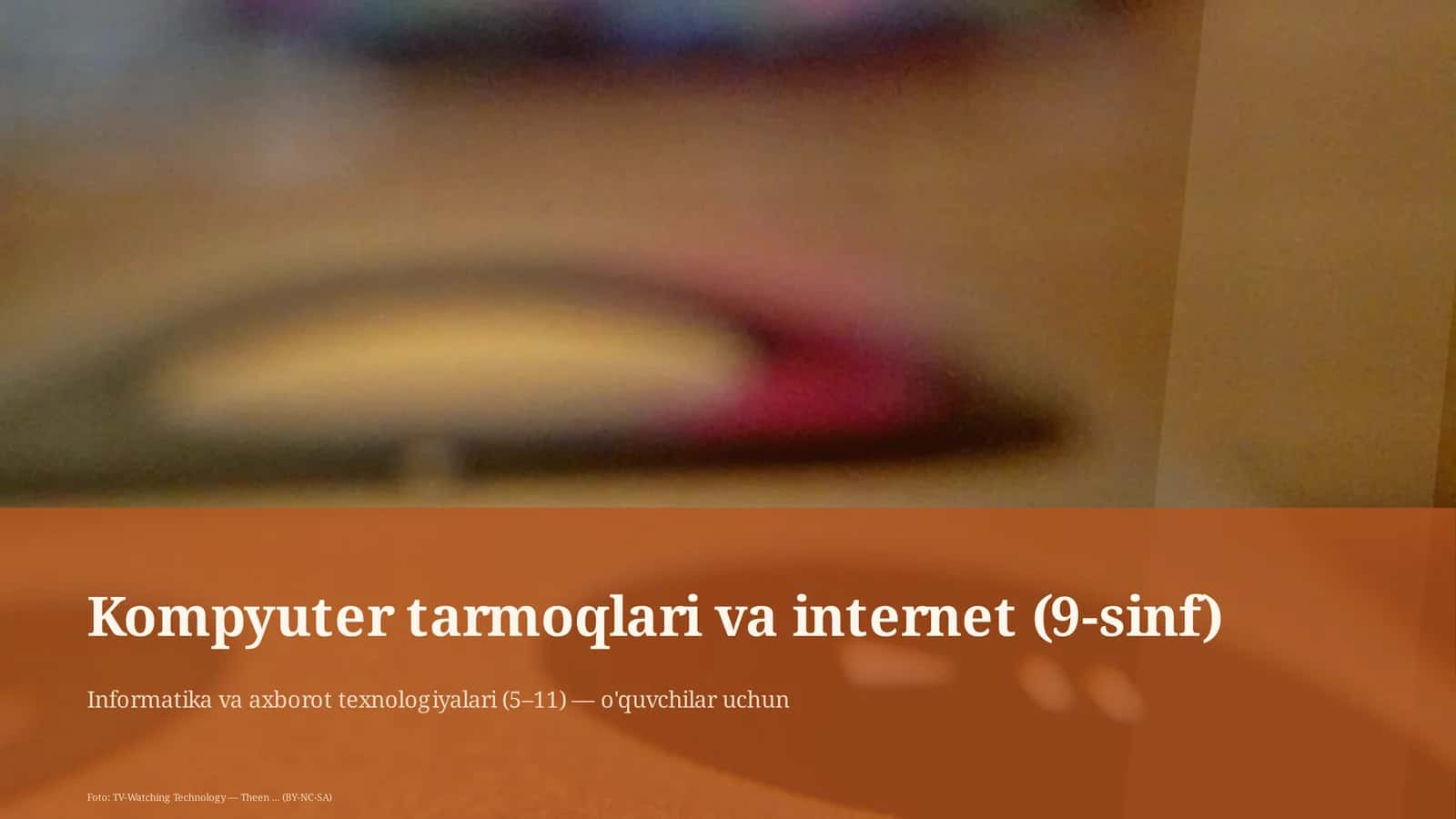 Kompyuter tarmoqlari va internet (9-sinf)