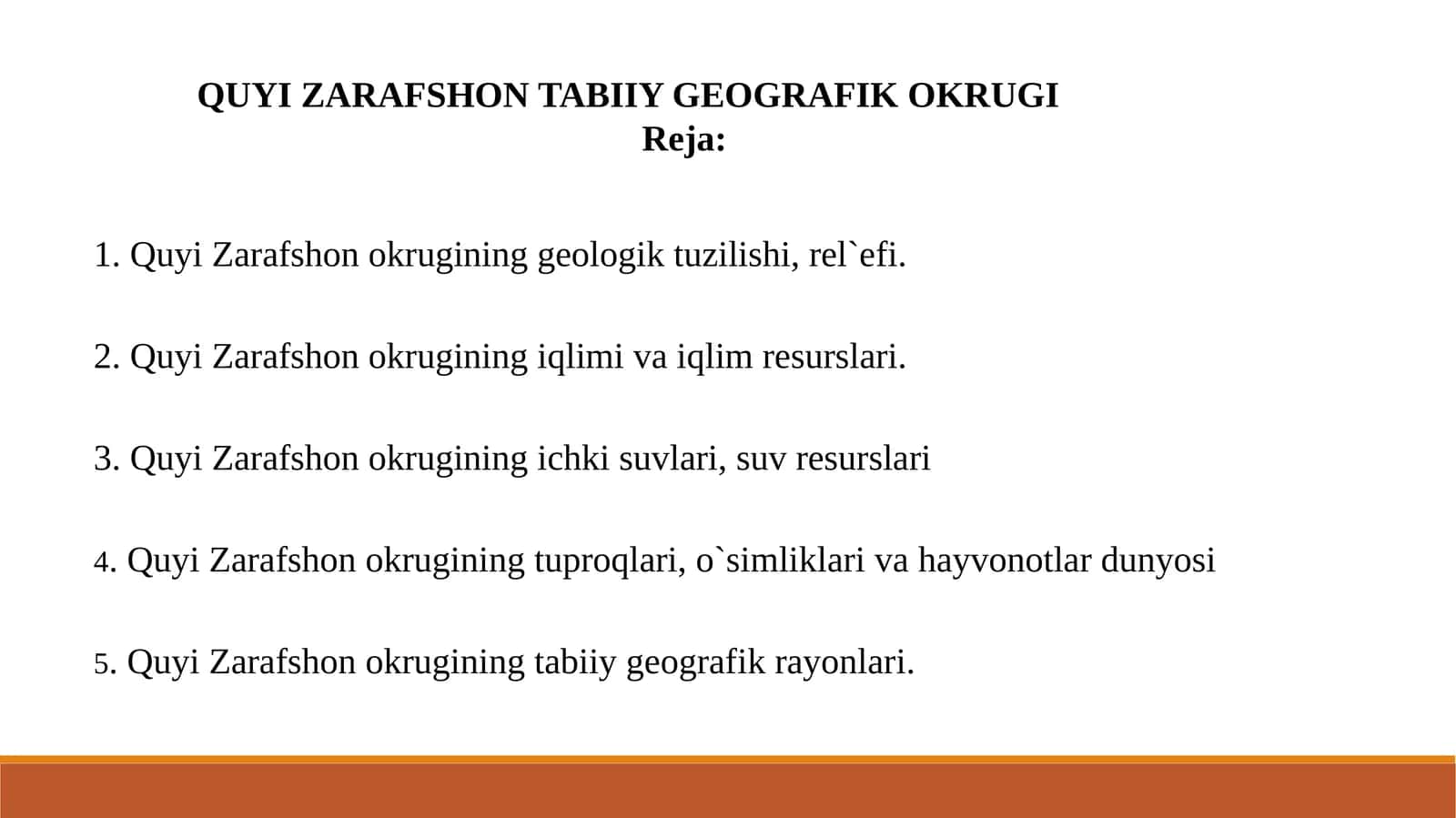 QUYI ZARAFSHON TABIIY GEOGRAFIK OKRUGI