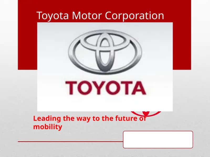 Toyota Motor Corporation