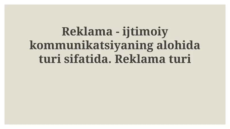 Reklama