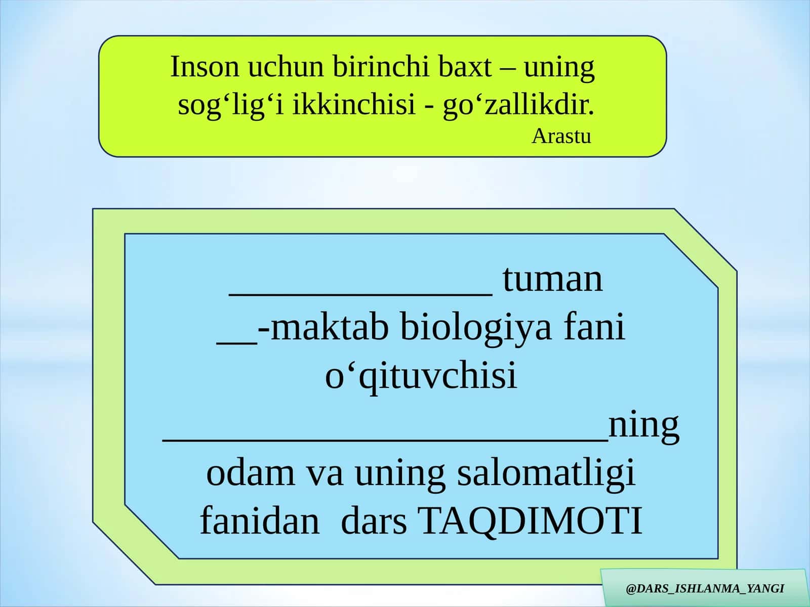 Bolaning o‘sishi va rivojlanishi