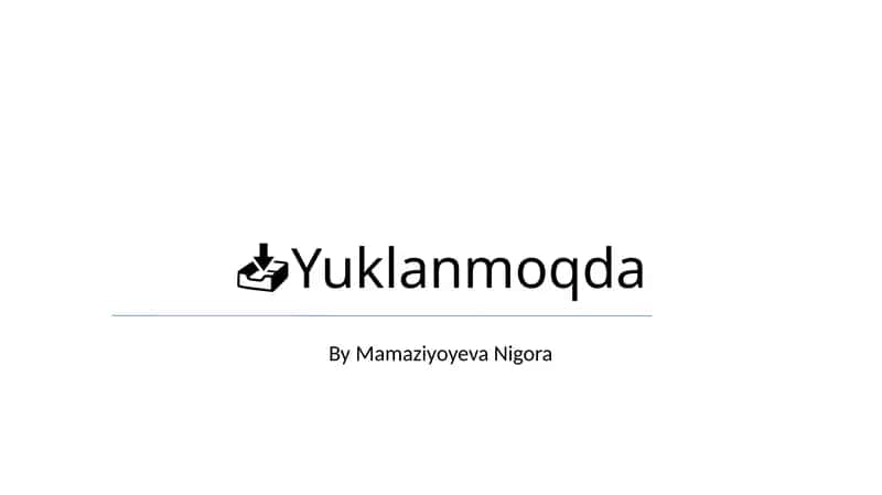 Tezlik va Samaradorlik