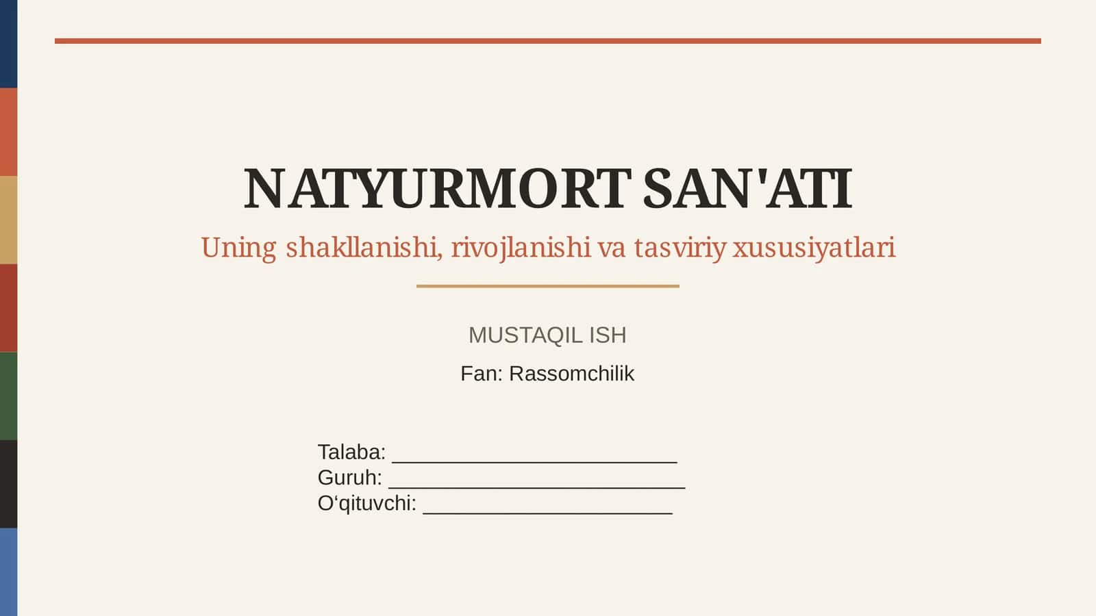 NATYURMORT SAN'ATI