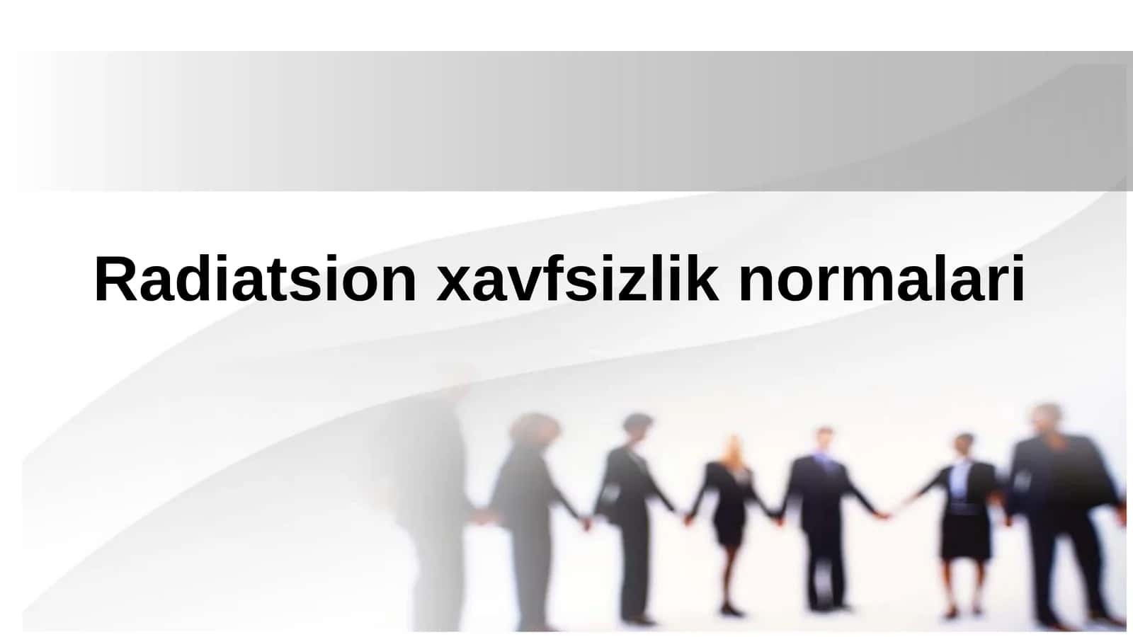 Radiatsiya xavfsizlik normalari | Fizika prezentatsiya PPT