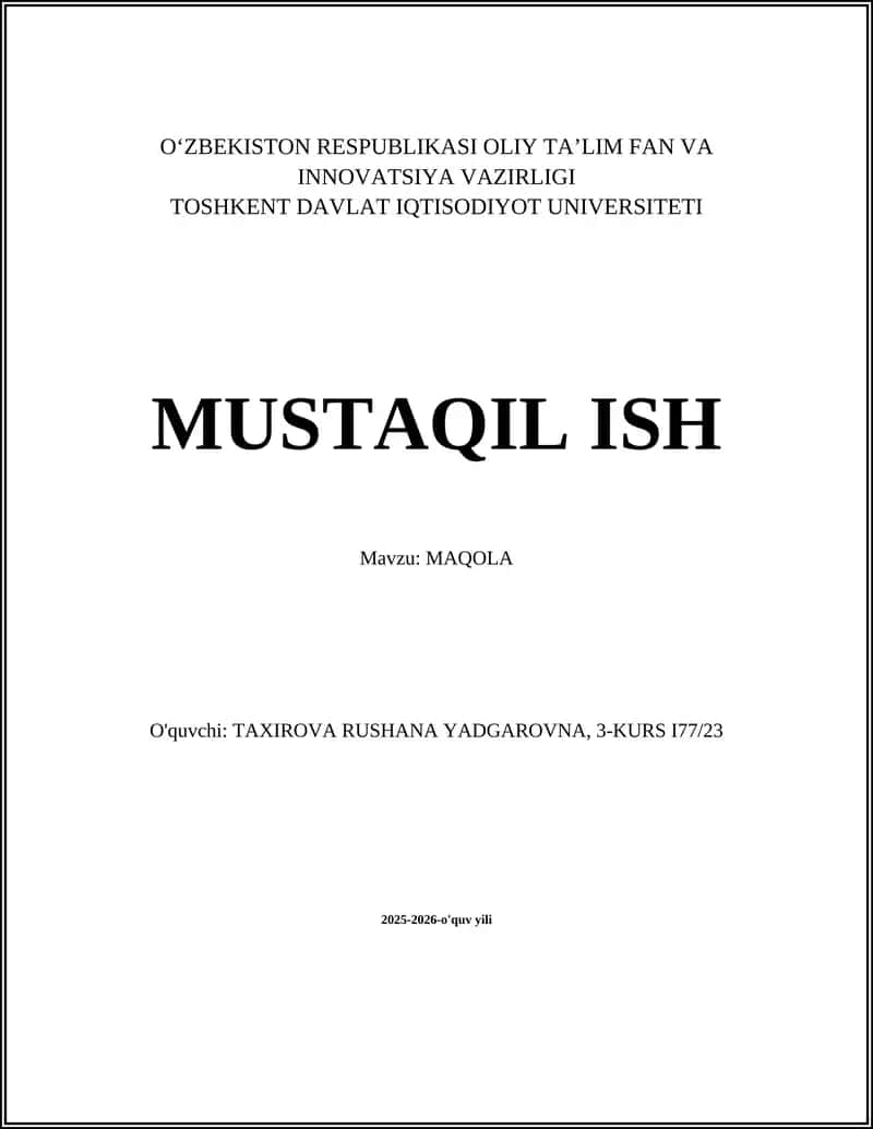 MAQOLA