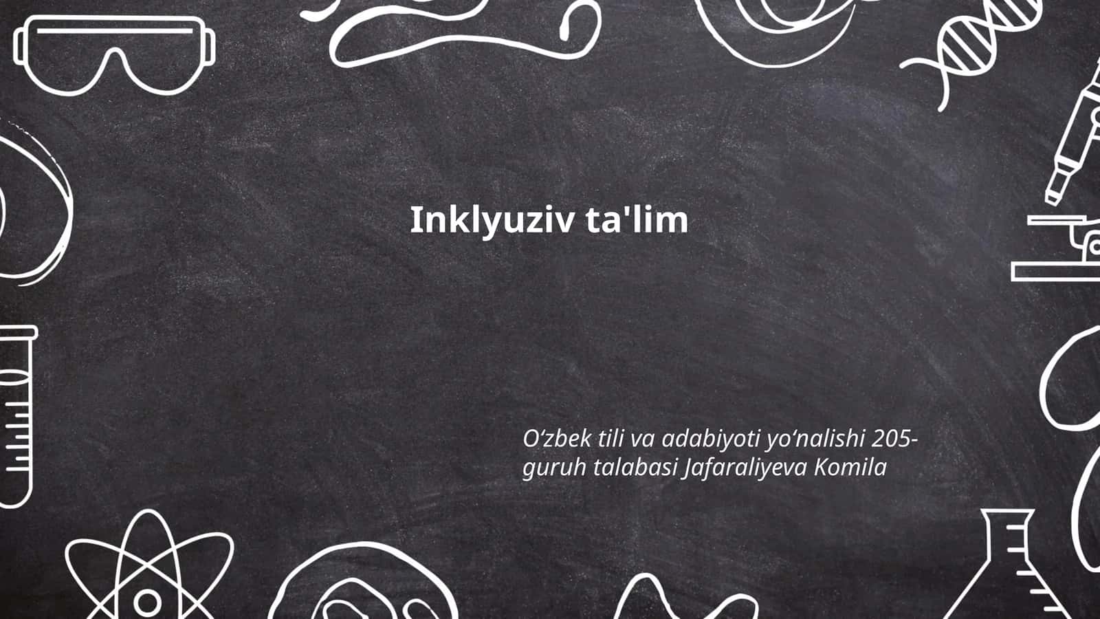 Inklyuziv ta'lim