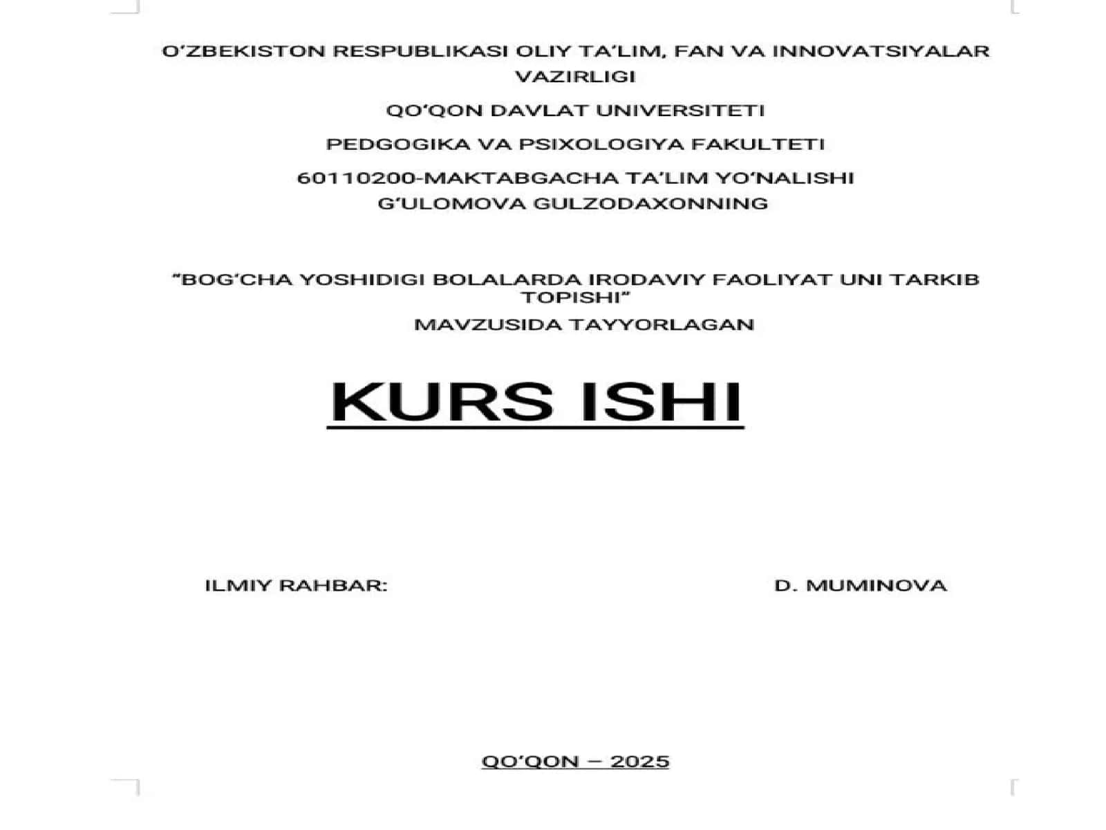 Bolalar Da'irotaviy Harakatlar