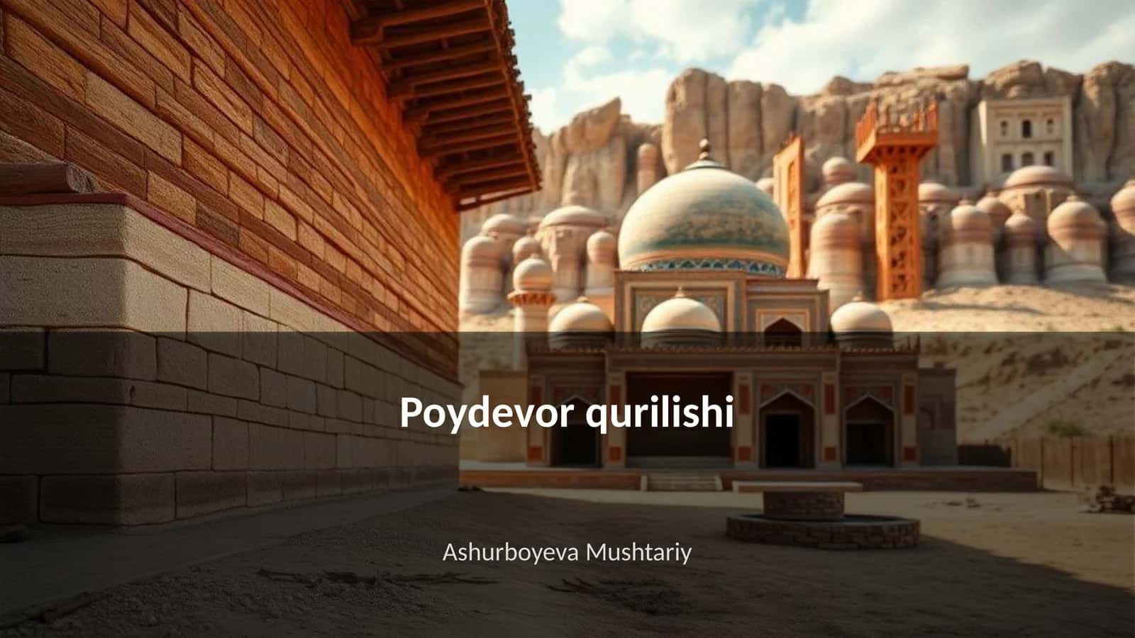Poydevor qurilishi