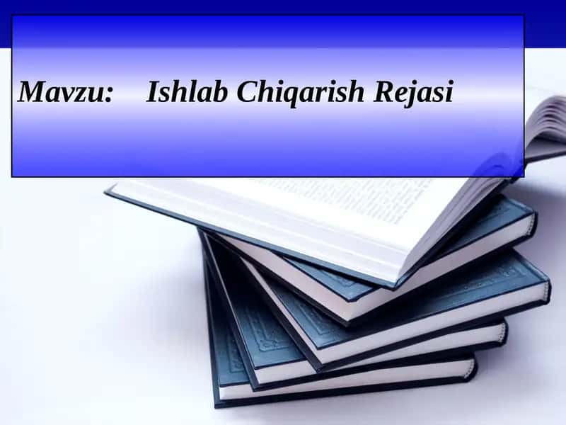 IshlabChiqarish Rejasi
