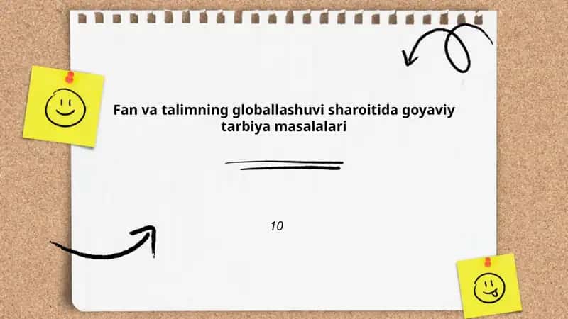 G'oyaviy tarbiya masalalari