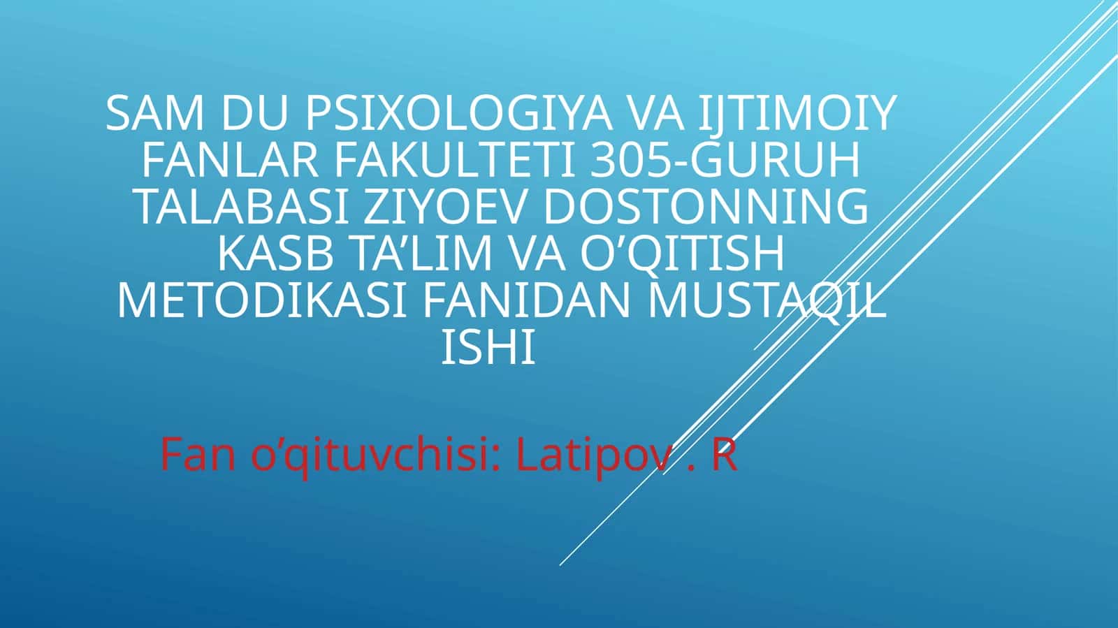 Bolalarning qarovsiz qolishi sabablari va ularga yordam berishda ijtimoiy ishchining roli